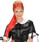 Red Sash / Headband Satin