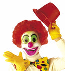 Clown Mask With Hair Plastic - 3Styles Ass.