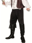 Pirate Boot Covers Black Adult Deluxe Costume Accessory 4