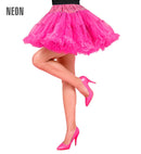 Neon Pink Tutu Layered Soft Tulle