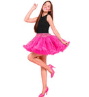 Neon Pink Tutu Layered Soft Tulle
