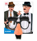 Glasses With Nose, Moustache & Eyebrows