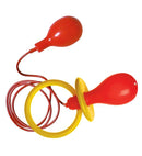 Giant Squirt Pacifier Yellow & Red Ass.
