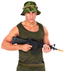 Realistic Bullet Belt For Waist  60 Bullets 