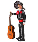 Mariachi Dia De Los Muertos  Jacket, Shirt With Vest And Bow Tie, Pants, Sombrero 