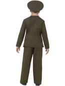Army Officer Costume Kids Authentic Green Military Dress Uniform 3