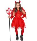 Devil  Dress, Tail, Wings, Horns, Fingerless Gloves 