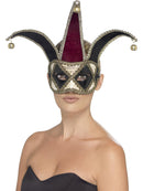 Gothic Venetian Harlequin Eyemask Adult Costume Accessory 1