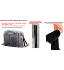“Handbag Long Plush Black”