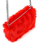 “Handbag Long Plush Red”
