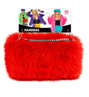 “Handbag Long Plush Red”
