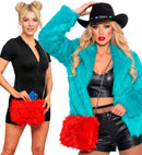 “Handbag Long Plush Red”