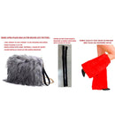 “Handbag Long Plush Red”