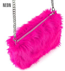 “Handbag Long Plush Neon Pink”