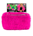 “Handbag Long Plush Neon Pink”