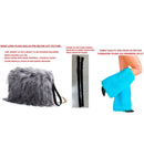 “Handbag Long Plush Azure”