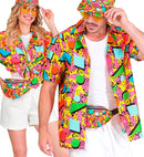 The 80S Funky Fashion - Funky Pink  Shirt 