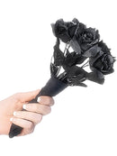 Corpse Bride Bouquet with Black Roses Gothic Costume Accessory 2