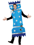 Christmas Cracker Costume Adult Blue Tabard Festive Fancy Dress 1