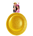 Gold  Bowler Hat