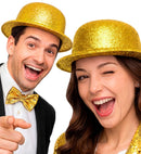 Gold  Bowler Hat