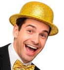 Gold  Bowler Hat