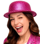 Pink  Bowler Hat