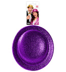 Purple  Bowler Hat