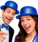 Blue  Bowler Hat