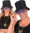 The 90S Hip Hop Glasses With Azure Lenses