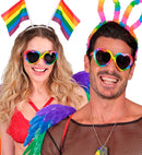 Rainbow Heart Glasses