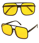The 90S Hip Hop Glasses With Yeloow Lenses