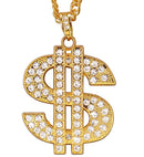 Strass Dollar Necklace 65 Cm