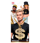 Strass Dollar Necklace 65 Cm