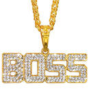 Strass Boss Necklace 65 Cm