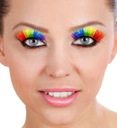 Rainbow Eyelashes With Glue Tube