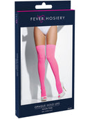 Opaque Hold Ups Neon Pink Adult Costume Accessory 2