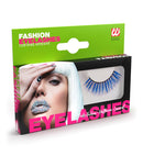 Blue Holographic Fashion Eyelashes With Glue Tube