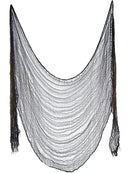 Creepy Grey Cloth with Ragged Appearance Horror Accessory 75cm by 180cm 3