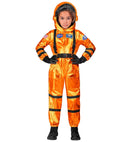 Orange Astronaut  Jumpsuit, Helmet 
