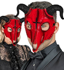 Mask Ram Satanic Hard Plastic Red