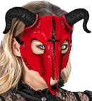 Mask Ram Satanic Hard Plastic Red