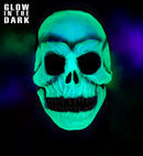 Mask Hooded Skull Latex Glow In The Dark 