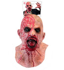 Zombie Full Head Latex Mask with Neckpiece for Men Image 3