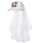 Hat Cap With Veil Game Over