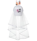 Hat Cap With Veil Game Over