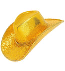 Hat Cowboy Sequin With Strass Gold