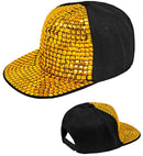 Hat Cap Hip Hop Studded Gold