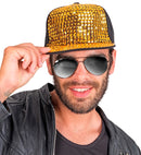 Hat Cap Hip Hop Studded Gold