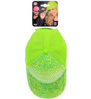 Hat Cap Strass Neon Green